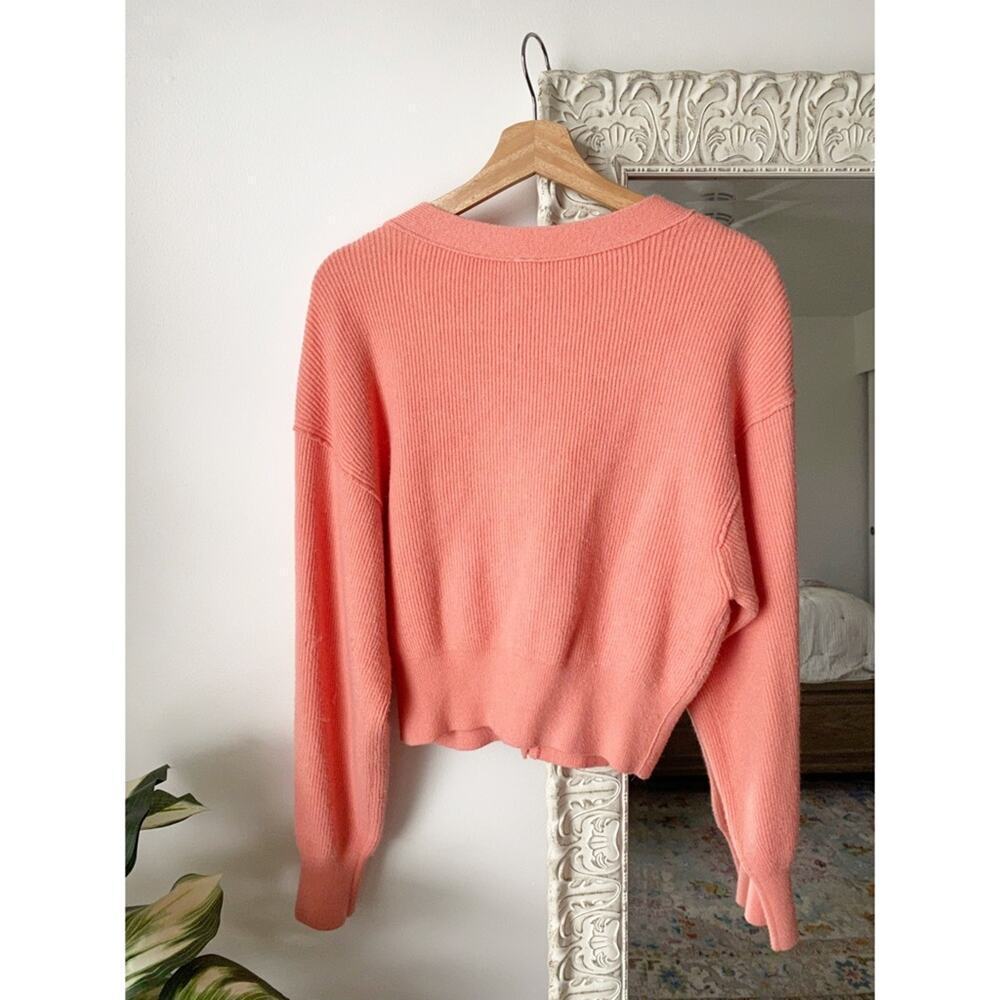 Free People Big Plans Ribbed Cardigan Sweater - Picture 6 of 7